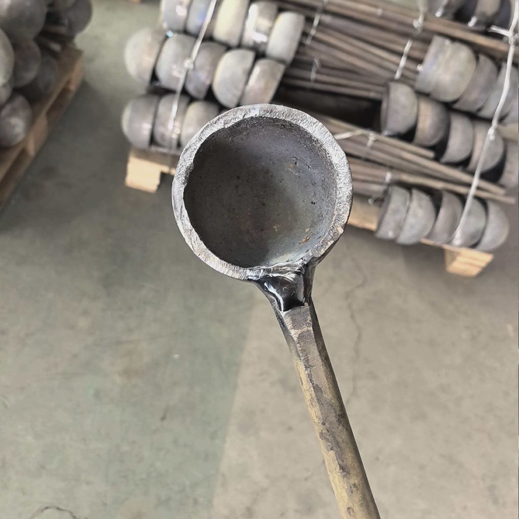 Custom Perforated Titanium Spoon for Rare Earth Metallurgy, Zero Iron-Leaching
