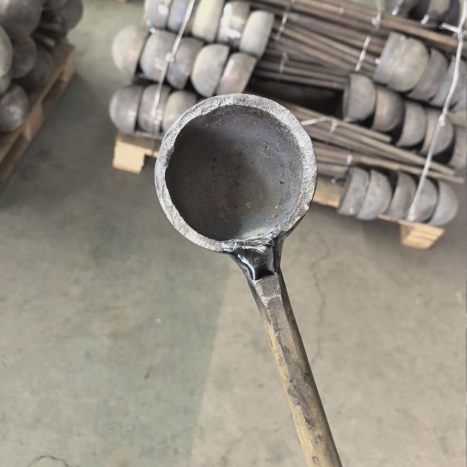 Custom Perforated Titanium Spoon for Rare Earth Metallurgy, Zero Iron-Leaching