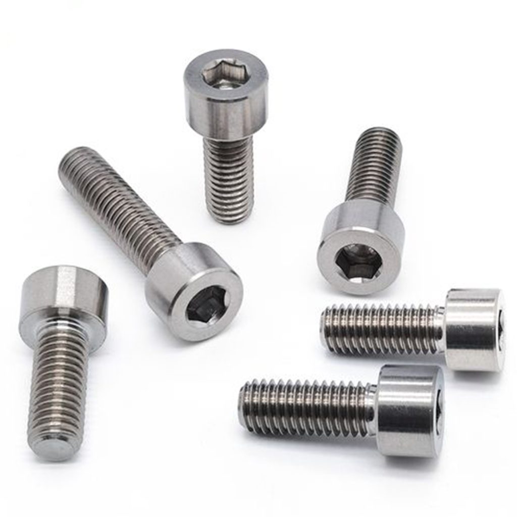 Gr5 Titanium Socket Head Cap Screws | Precision Metric Bolts for MTB & Road Bike Stems