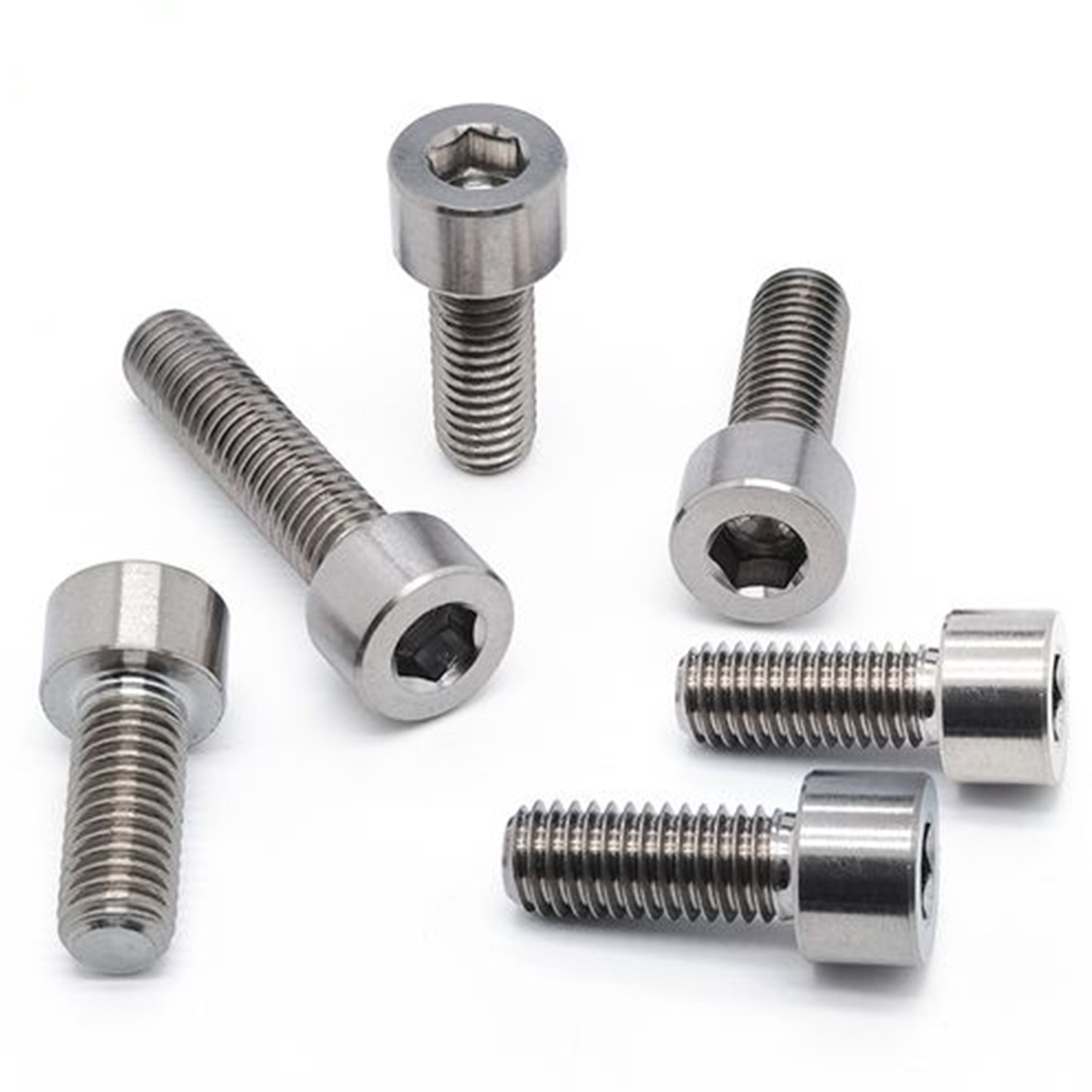 Gr5 Titanium Socket Head Cap Screws | Precision Metric Bolts for MTB & Road Bike Stems