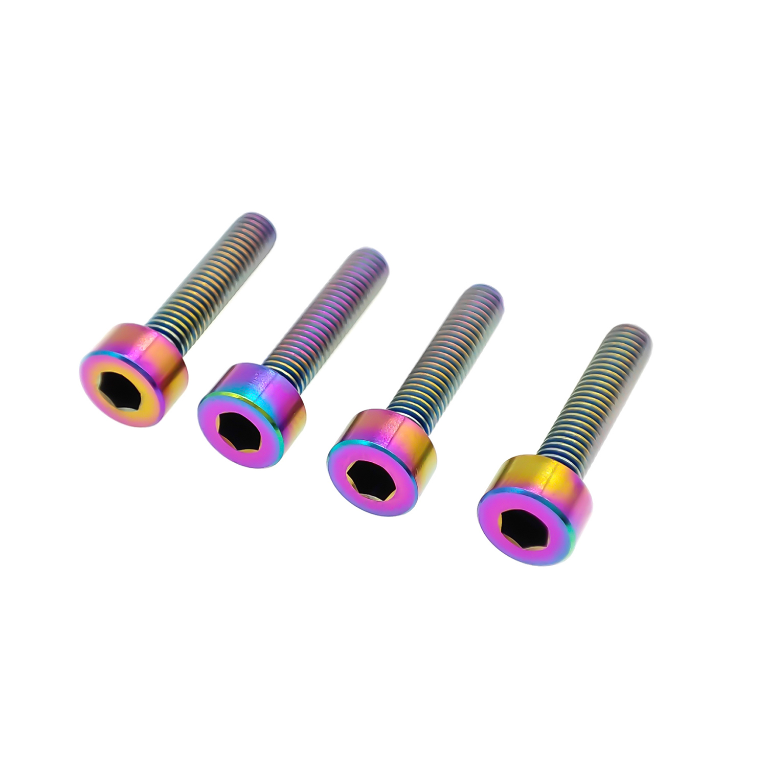 Grade 5 Titanium Hex Flange Bolts for Motorcycle Racing & Superbike Engine Upgrades