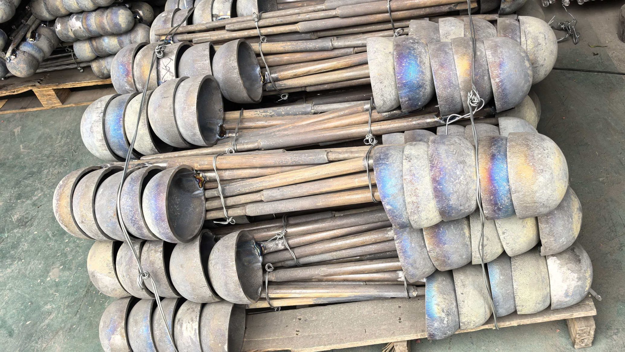 Titanium Sampling Ladles for Nd Pr La Ce Molten Metal | Stable at 1200°C