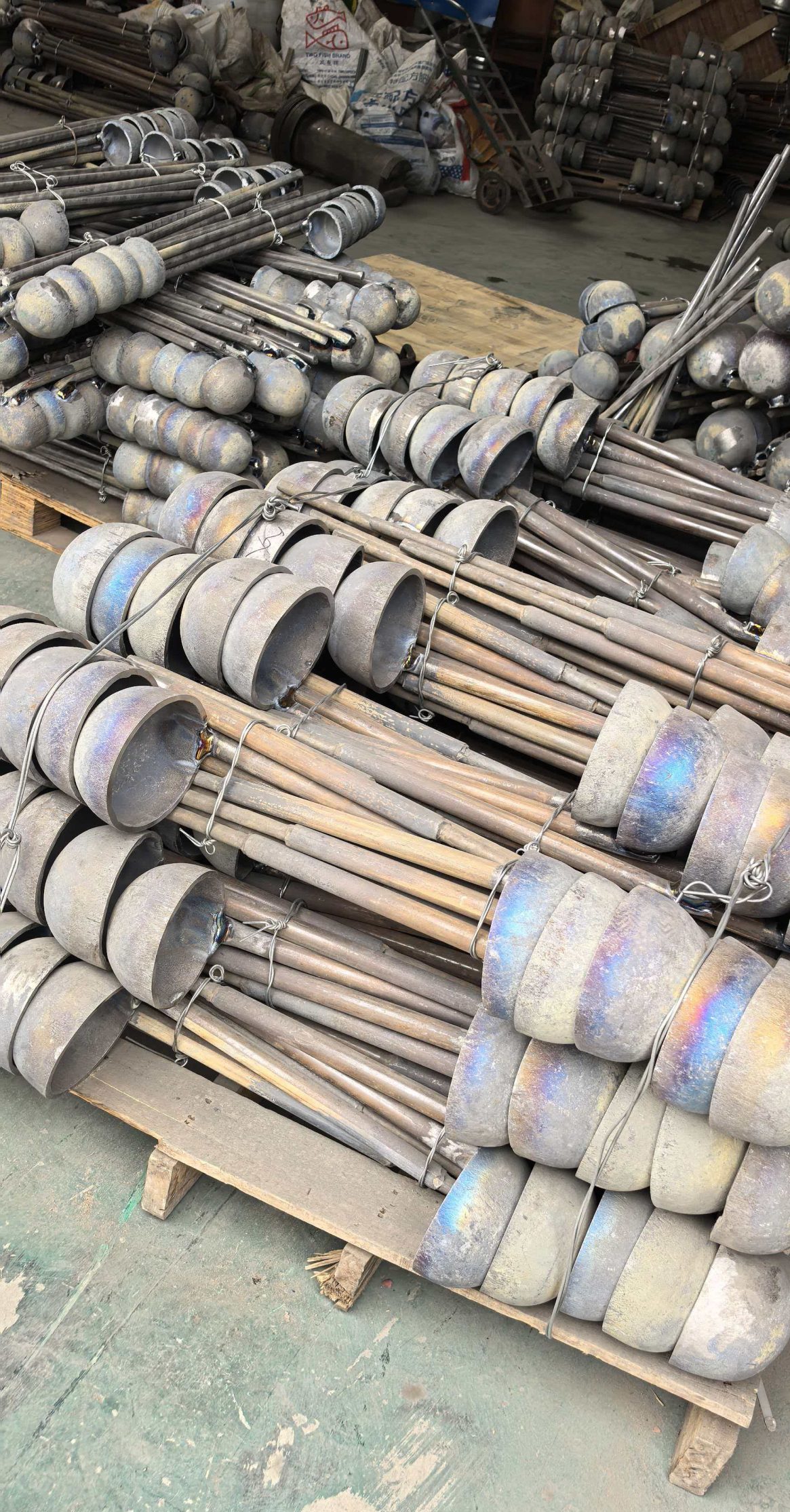 Titanium Sampling Ladles for Nd Pr La Ce Molten Metal | Stable at 1200°C